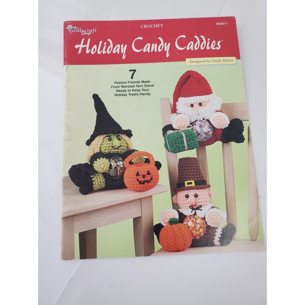 The Needlecraft Shop Holiday Candy Caddies Crochet Pattern Booklet 842611 2001